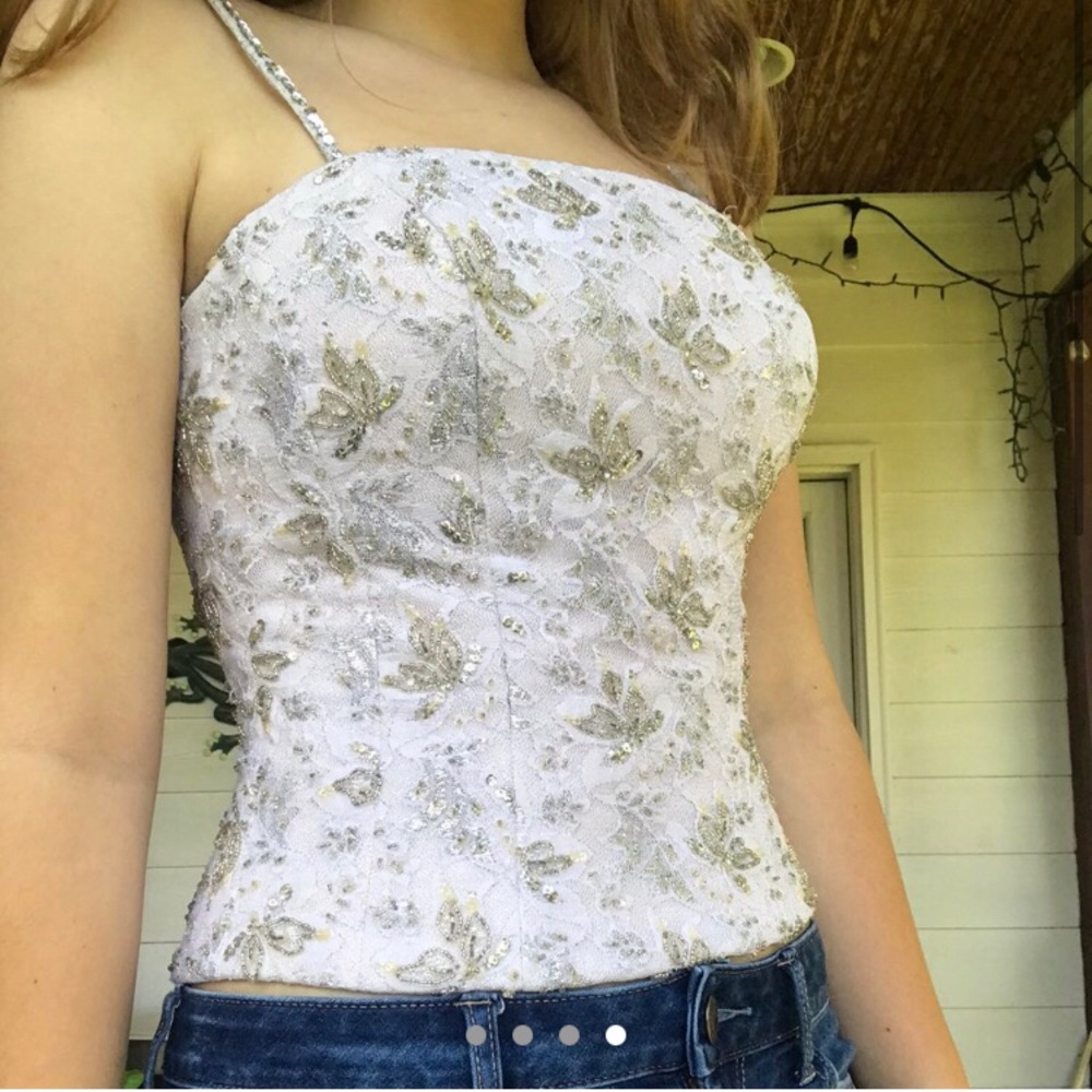 Formal sparkly cami top.